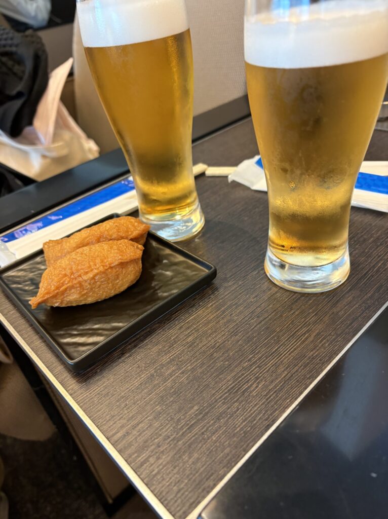 羽田空港 ANAラウンジ ノンアルコールビール